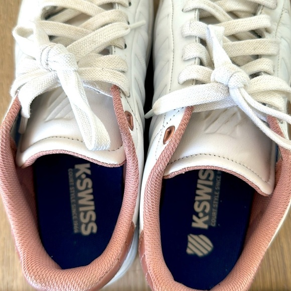K Swiss Sneakers with Rose Gold accent on heel - Picture 5 of 6
